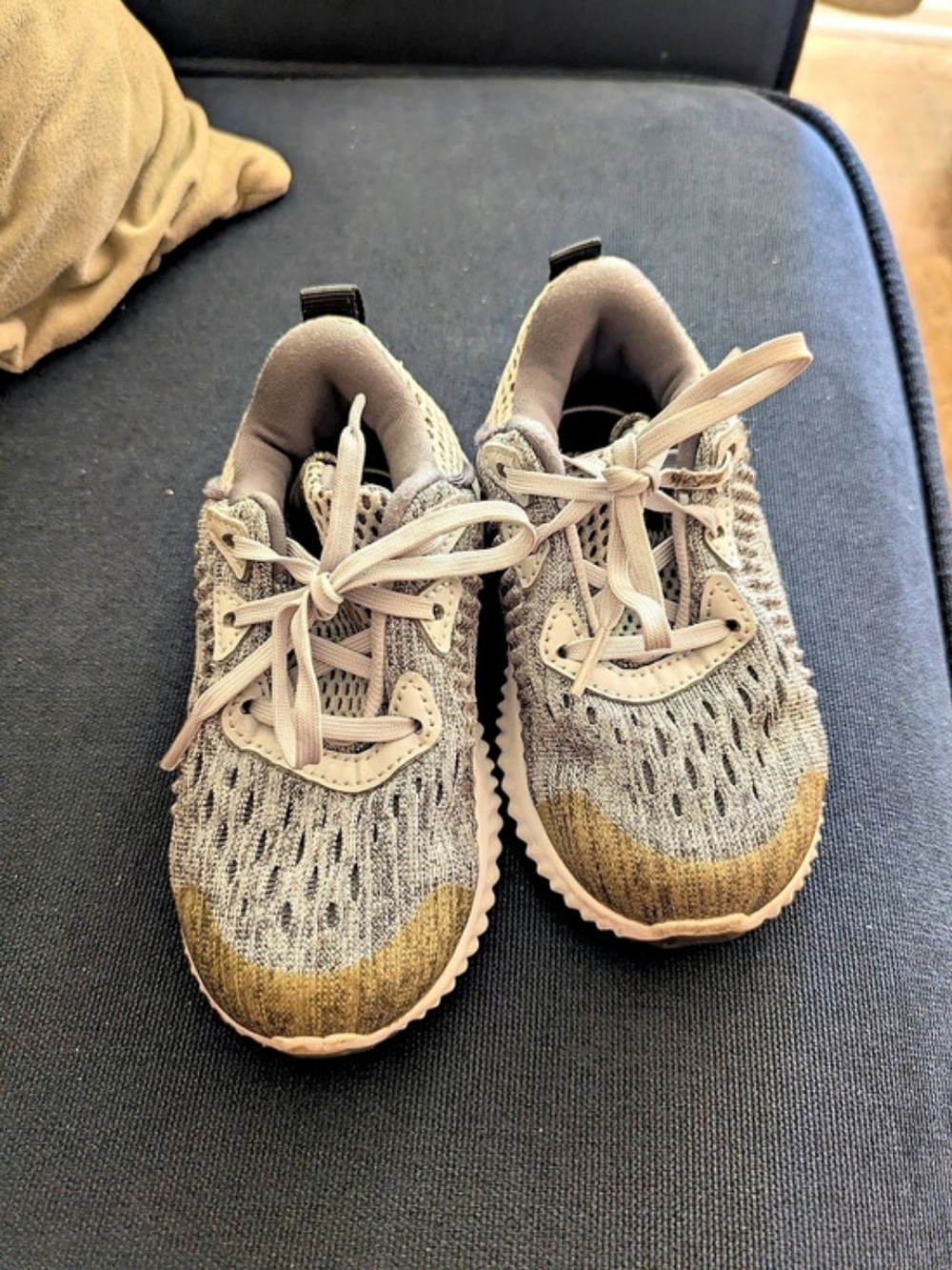 adidas Fortarun Infant Sneakers Gray & White Size 6K